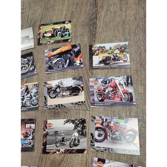 Harley-Davidson Heritage 1994 Skybox Cards Trading Lot of 36 - Picture 6 of 8